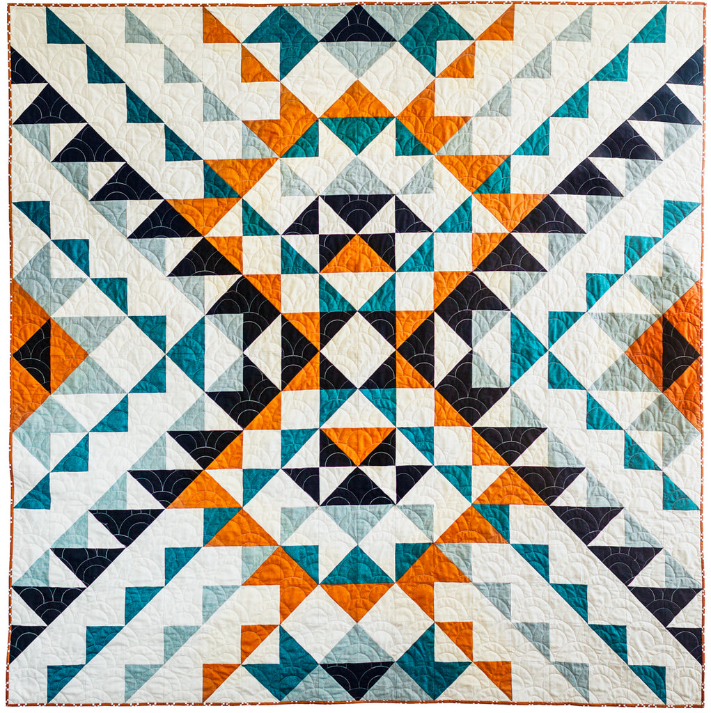 Odyssey Quilt Pattern, a modern quilt pattern from Wren Collective